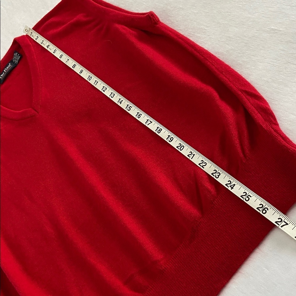 Vintage Par Four Sportswear Sweater Vest Mens X Red V-Neck Acrylic Golf Sz XL - Picture 7 of 8